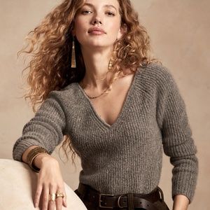 Banana Republic Wide V-Neck Sweater